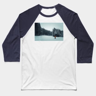 kid ski Baseball T-Shirt